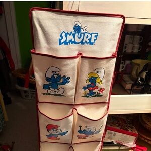 Smurf Hanging Organizer with Cartoon Characters